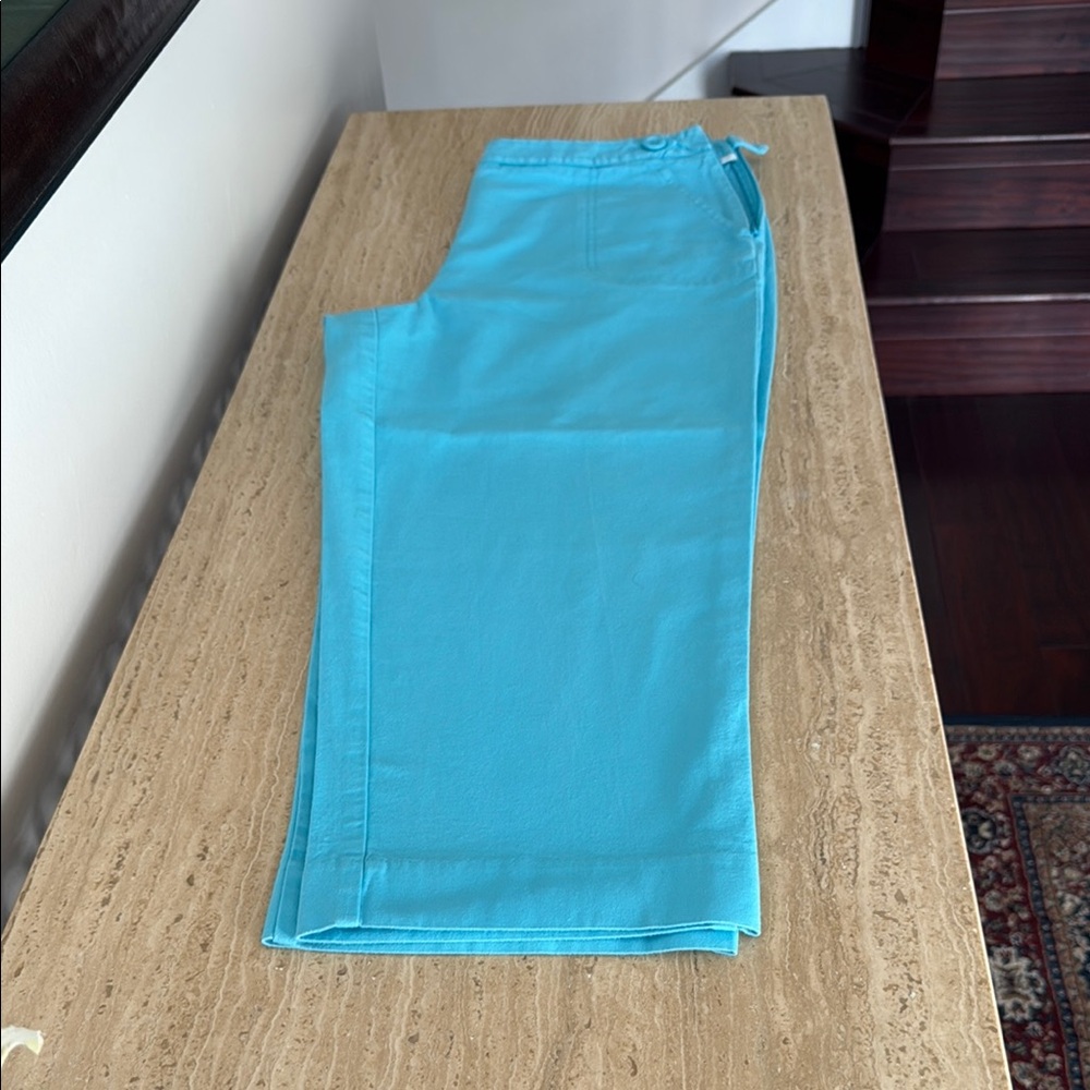 Vibrant Turquoise Pants